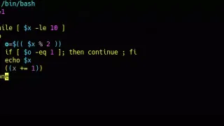 bash shell的while循环